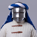 Blue & White Medieval Helmet Torse – Heraldic Wreath