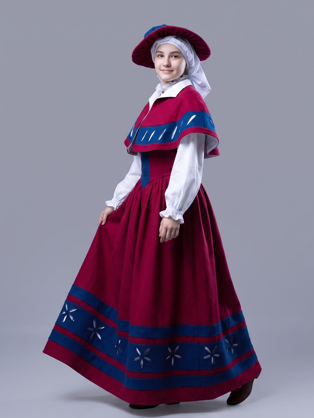 PINK WOMEN'S LANDSKNECHT COSTUME, KAMPFRAU DRESS Renaissance Maiden Costume