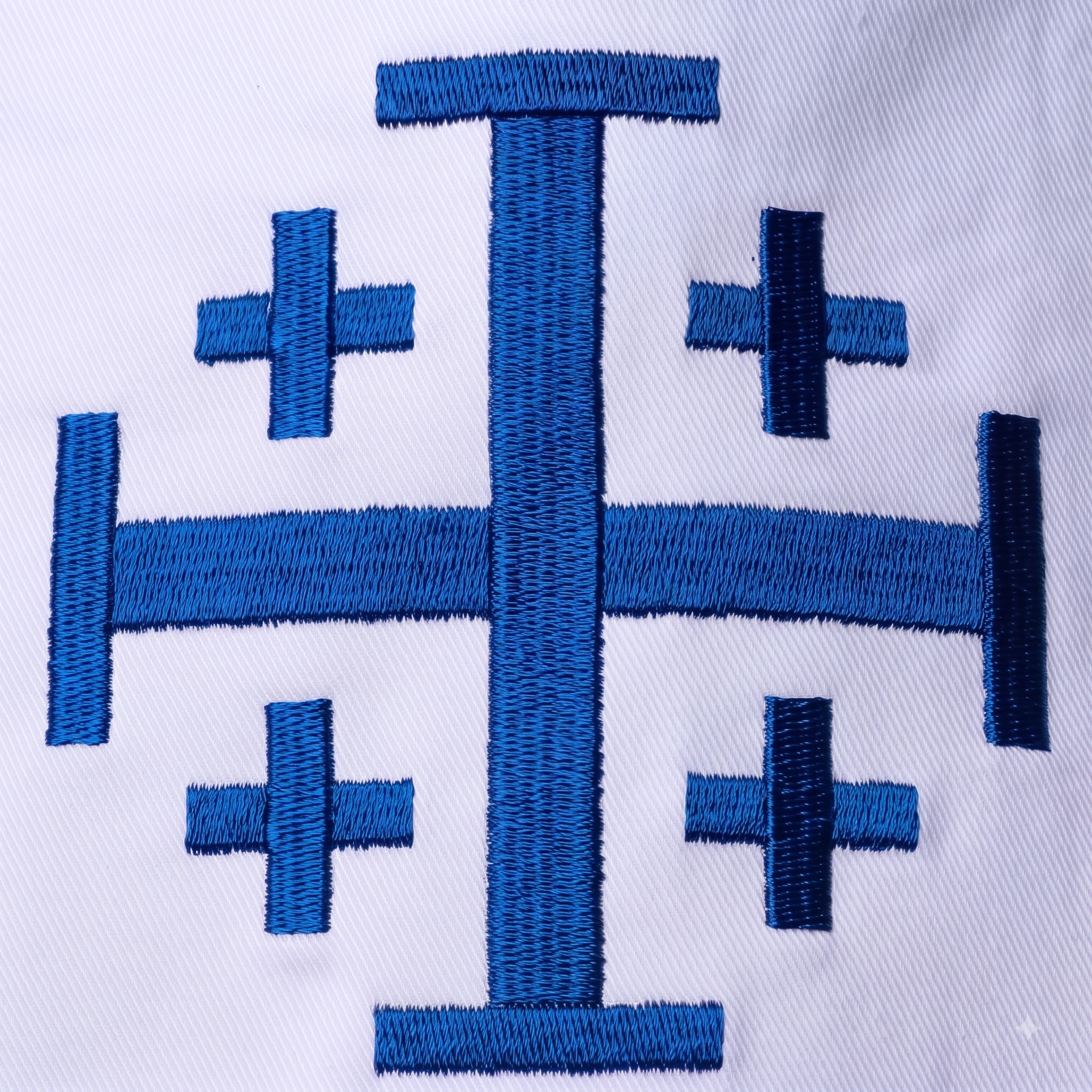 Blue & White Medieval Helmet Torse – Heraldic Wreath