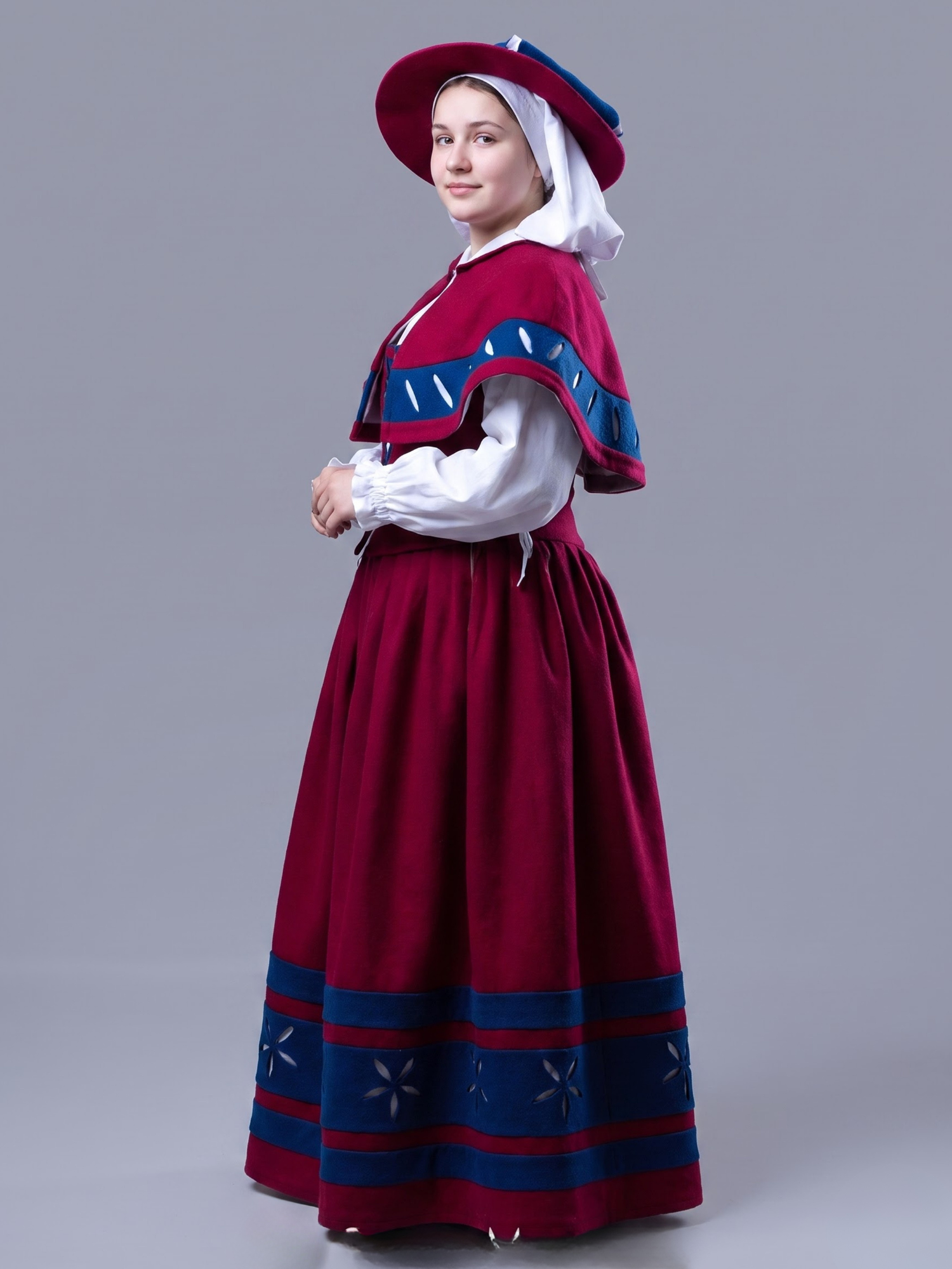 PINK WOMEN'S LANDSKNECHT COSTUME, KAMPFRAU DRESS Renaissance Maiden Costume