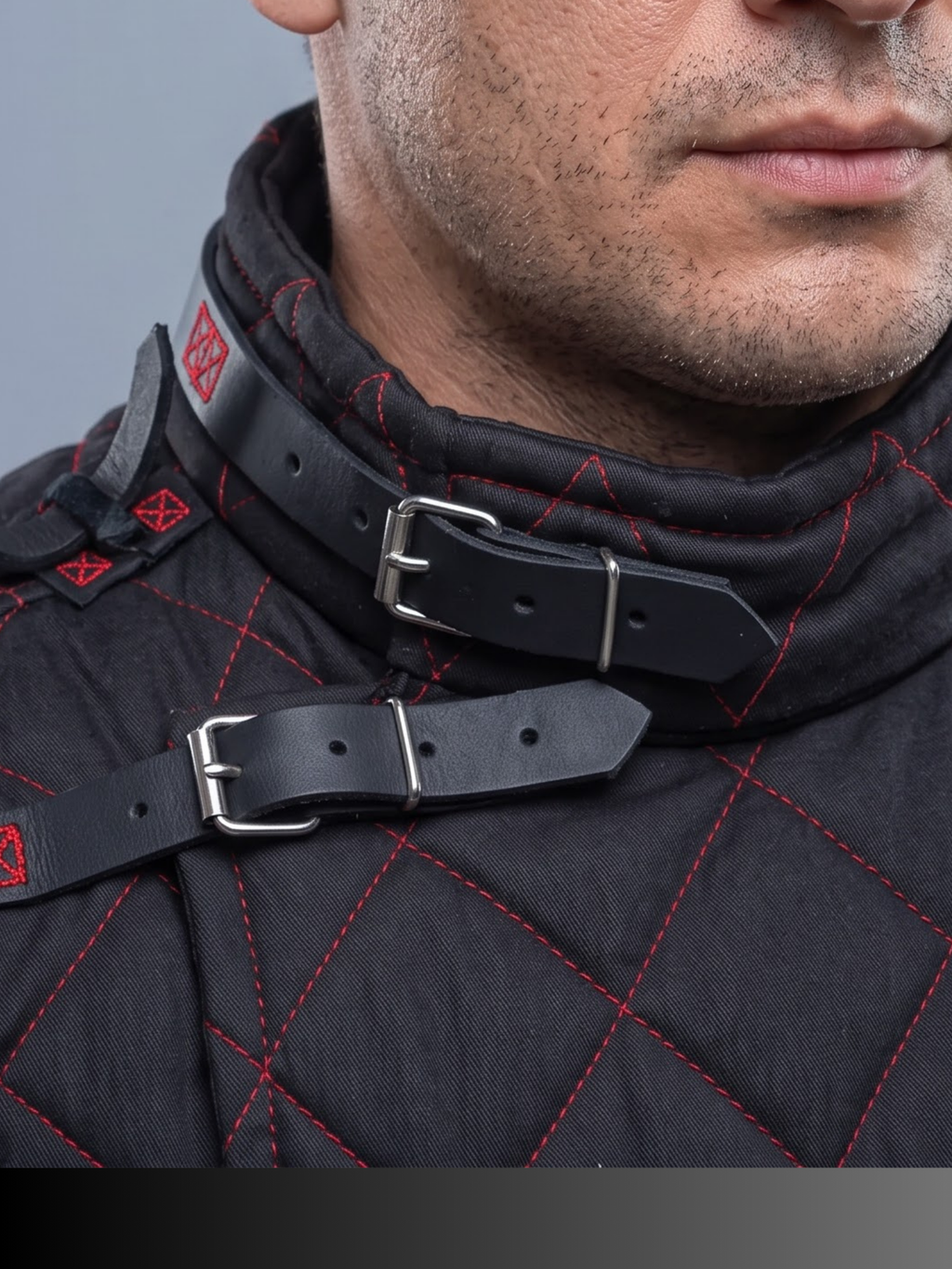 Quilted Gambeson Aketon Coat For Men | LARP|SCA|HEMA|Reenactment