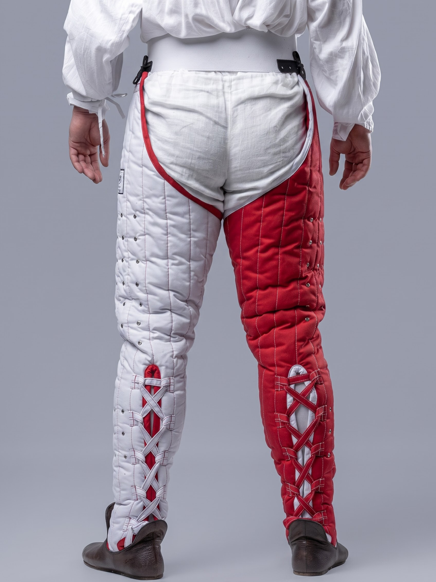 Men’s Medieval Padded Chausses – Quilted Leg Armor for LARP, SCA & Historical Reenactment