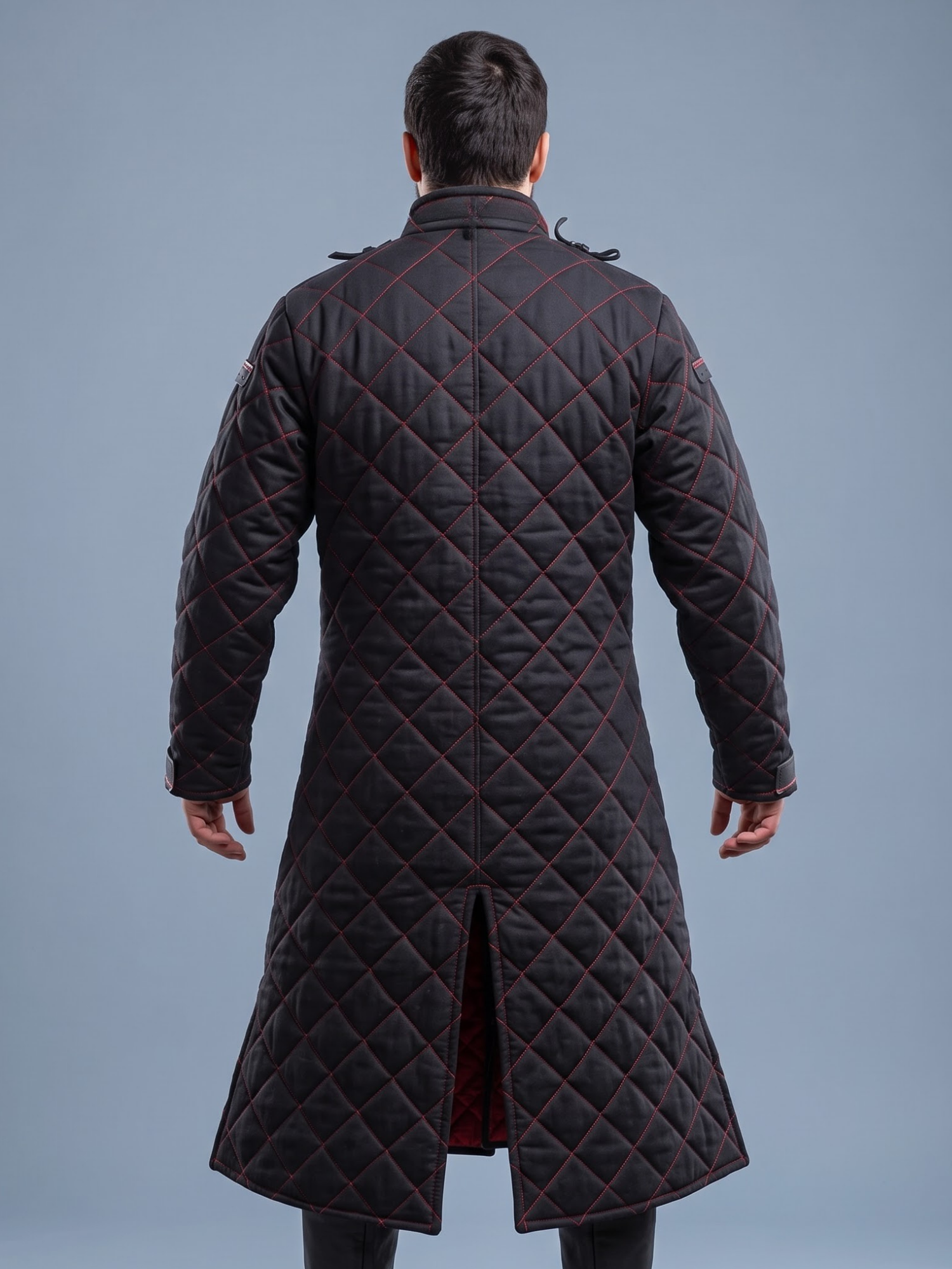 Quilted Gambeson Aketon Coat For Men | LARP|SCA|HEMA|Reenactment