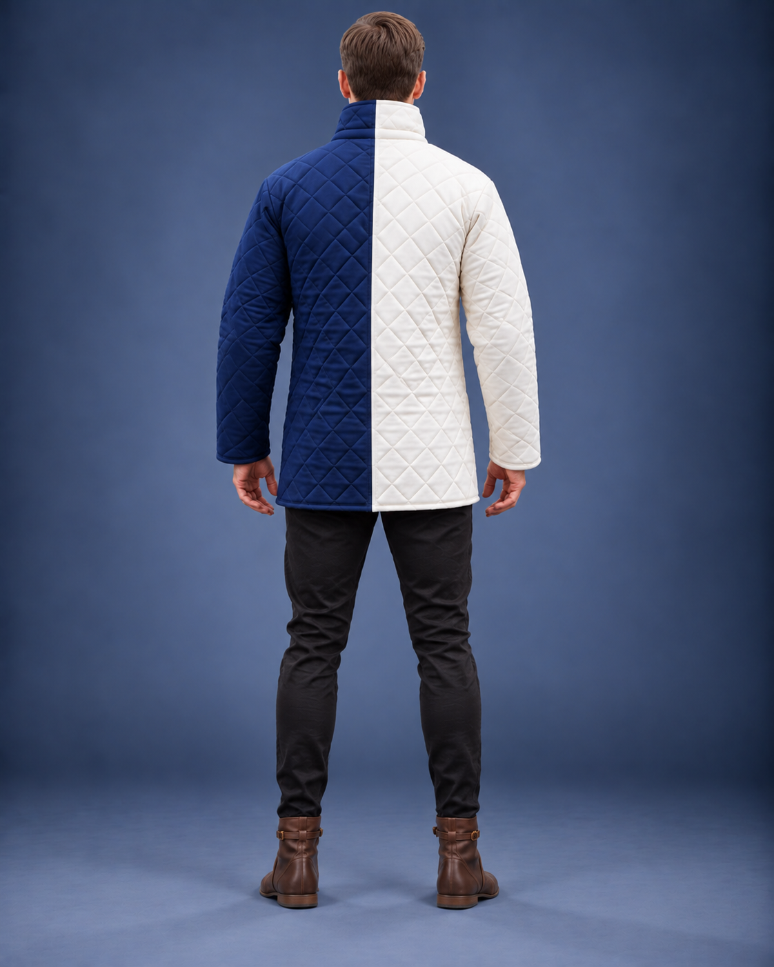 Men’s Medieval Red & Black Quilted Gambeson Jacket – Padded LARP Reenactment Armor Coat
