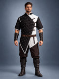 Men’s Medieval Gambeson Tunic, Quilted Padded Armor, LARP Knight Costume, Renaissance Reenactment Outfit